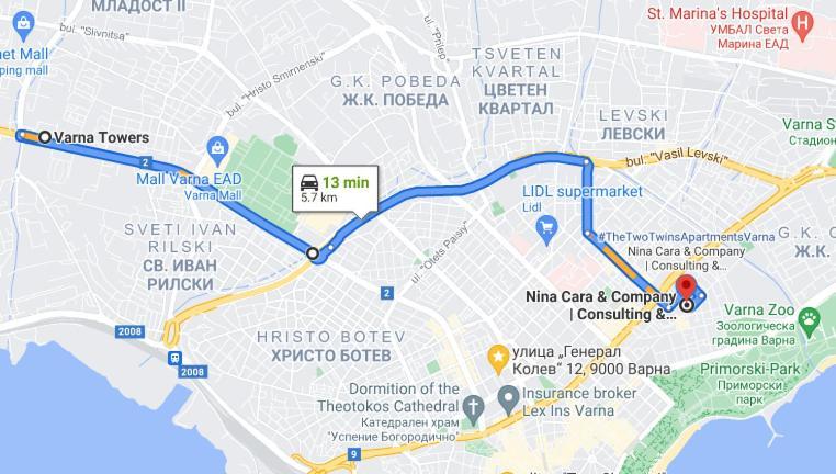 New The Twins Varna Two-Bedroom, Apt 5 At 15 Tsani Ginchev Street, Floor 3 エクステリア 写真