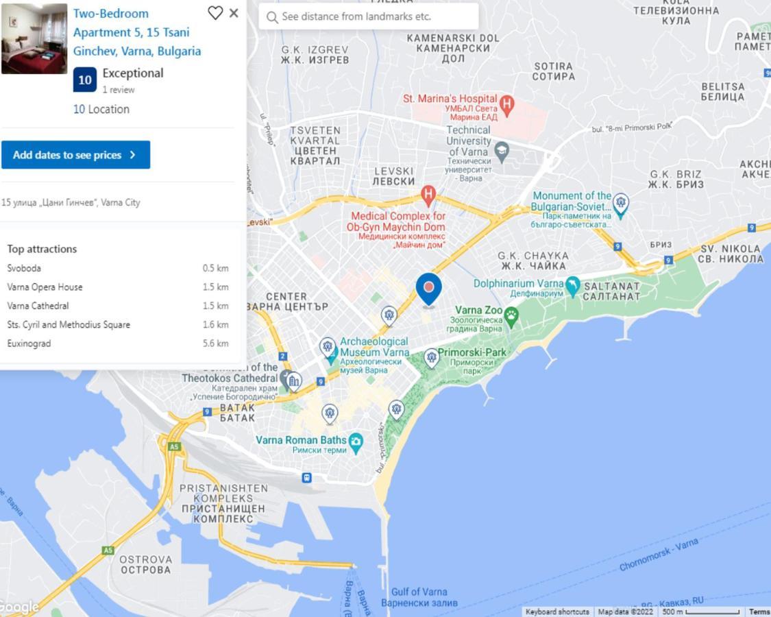 New The Twins Varna Two-Bedroom, Apt 5 At 15 Tsani Ginchev Street, Floor 3 エクステリア 写真